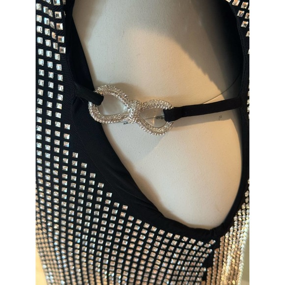 Mach & Mach Crystal Bow & Glass-Embroidered Gown. Size 40 (US 8) - Picture 12 of 13